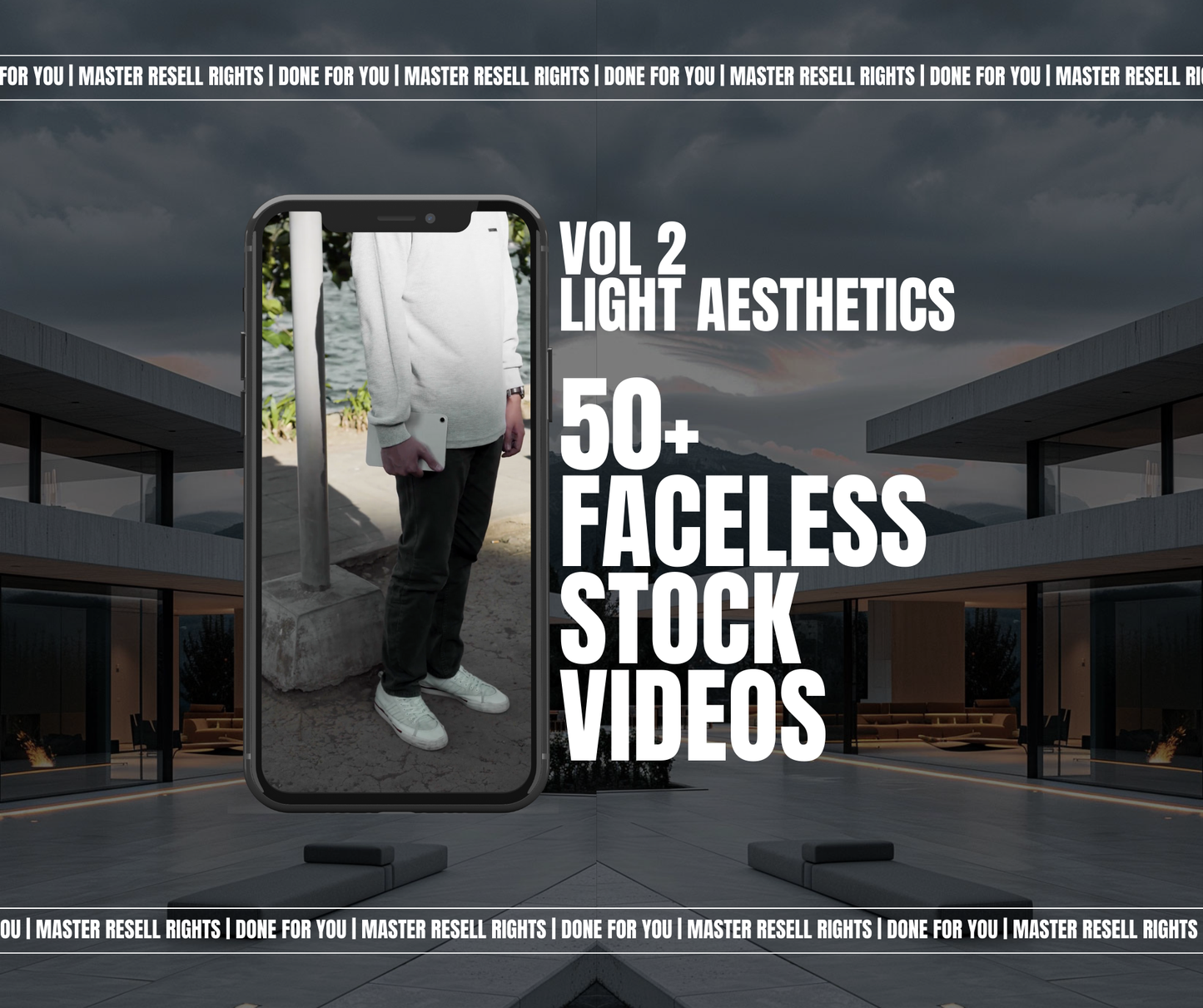Faceless Stock Videos — Light Aesthetic (50+)