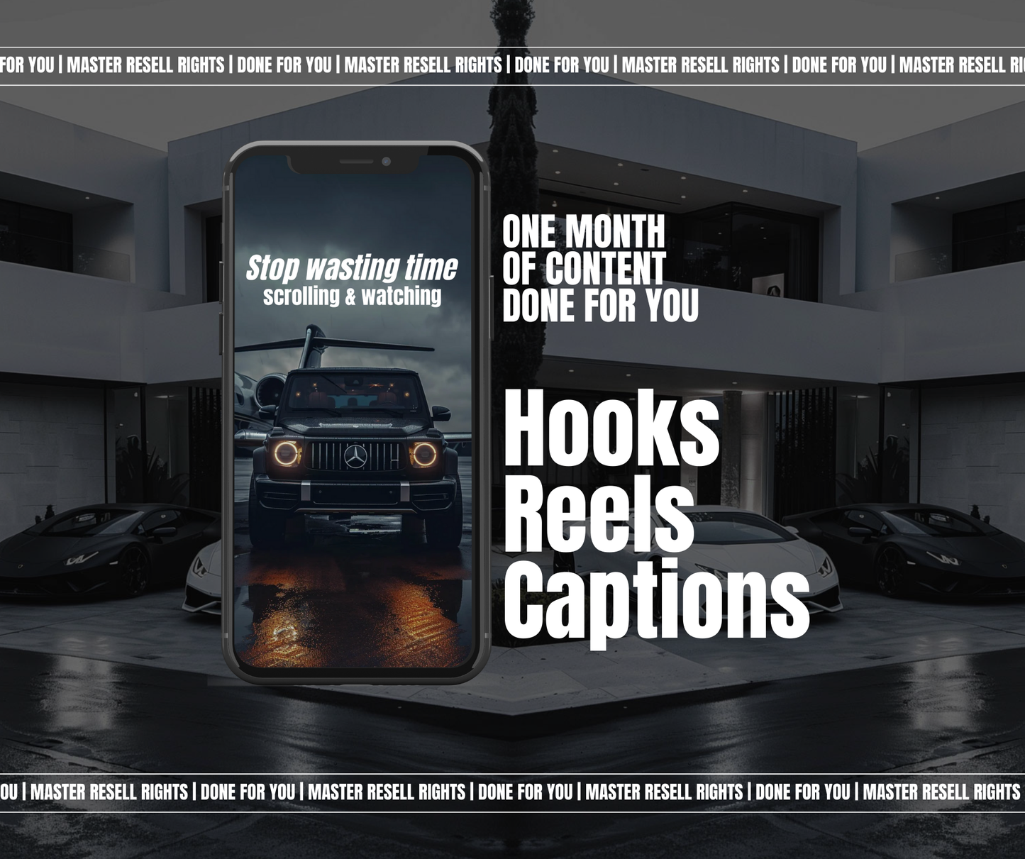 30-Day Content Kit — Luxury Reels, Hooks & Captions