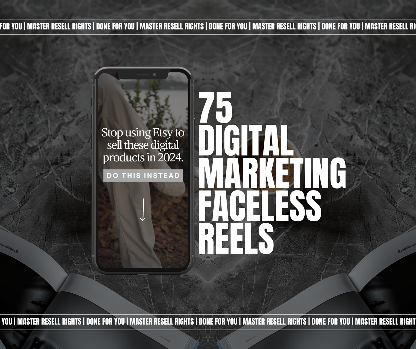 75 Digital Marketing Faceless Reels — Ready to Post