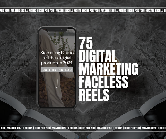 75 Digital Marketing Faceless Reels — Ready to Post