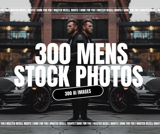 The Men's Luxe Collection — 300 Masculine Stock Photos
